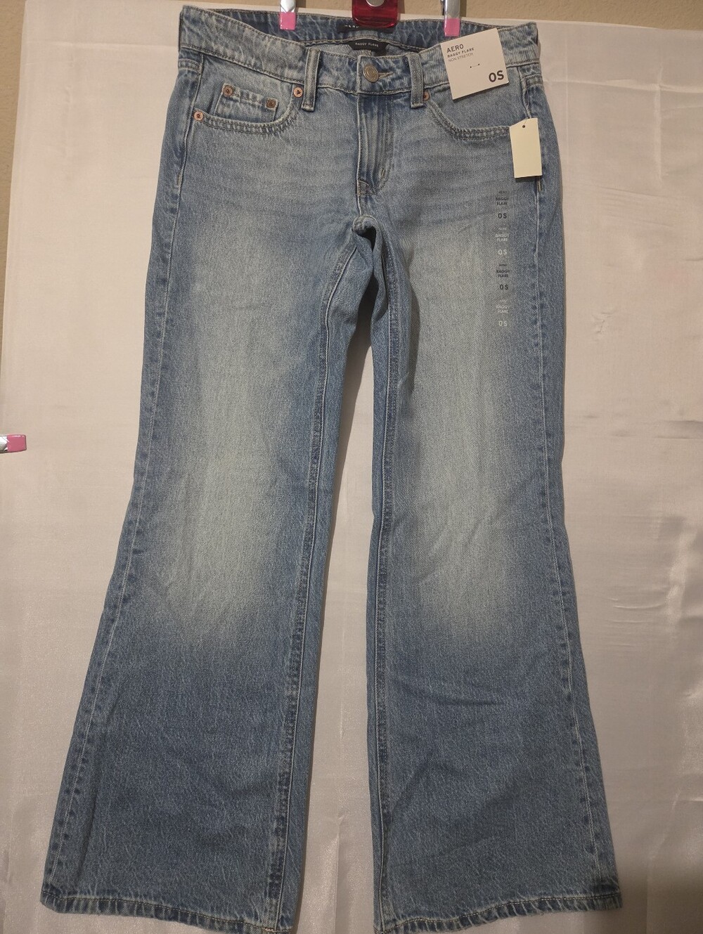 Women’s Light Wash Baggy Flared Jeans - Brand:  Aeropostale. sz 0S